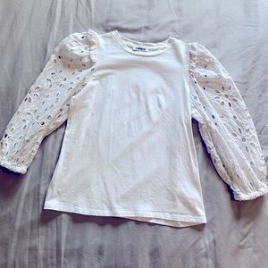 Express mixed media top